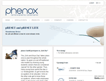 Tablet Screenshot of phenox.net